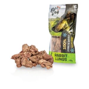 A05272 KIDDOG SUPER PREMIUM 100% całe liofilizowane płuca królicze 50 g