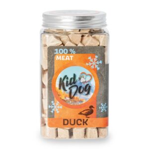 A05185 KIDDOG Super Premium 100% liofilizowane kostki kaczki - czyste liofilizowane mięso kaczki 75 g