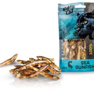 A33010 KIDDOG Super Premium 100% suszone prawdziwe morskie szprotki - suszone ryby morskie, 50 g