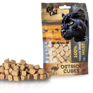 A33151 KIDDOG Super Premium 100% liofilizowane kostki strusia - liofilizowane mięso strusia, 25 g
