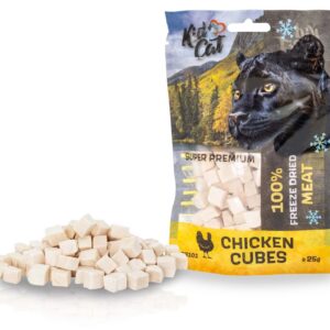 A33101 KIDDOG Super Premium 100% kostki kurczaka - liofilizowane mięso kurczaka, 25 g
