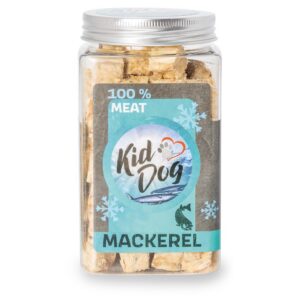 A05345 KIDDOG Super Premium 100% liofilizowane kostki makreli - czyste mięso makreli, liofilizowane 60 g